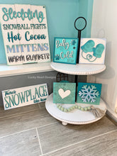 Load image into Gallery viewer, Winter Wall Collage File SVG, Glowforge Sign File Laser, LuckyHeartDesignsCo
