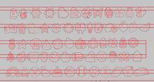Load image into Gallery viewer, Alphabet Board File SVG, Letter Board Glowforge, LuckyHeartDesignsCo
