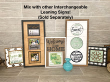 Load image into Gallery viewer, Interchangeable Square Home Love Ladder Sign File SVG

