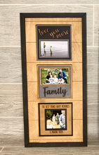 Load image into Gallery viewer, Photo Frame Interchangeable Leaning Sign File SVG, Glowforge Tiered Tray, LuckyHeartDesignsCo
