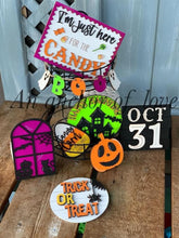 Load image into Gallery viewer, Halloween Tiered Tray File SVG, Glowforge Laser, LuckyHeartDesignsCo
