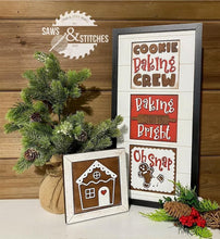 Load image into Gallery viewer, Christmas Leaning Ladder Bundle File SVG, Glowforge Tiered Tray Holiday, LuckyHeartDesignsCo

