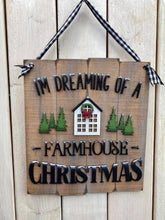Load image into Gallery viewer, Personalized Farmhouse Christmas Sign File SVG, Glowforge, LuckyHeartDesignsCo
