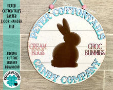 Load image into Gallery viewer, Peter Cottontail Candy Company Easter File SVG, glowforge, LuckyHeartDesignsCo
