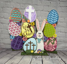 Load image into Gallery viewer, Stacking Easter egg File SVG, Glowforge, LuckyHeartDesignsCo
