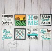 Load image into Gallery viewer, Farmhouse Leaning Ladder File SVG, Farm Tiered Tray Glowforge, LuckyHeartDesignsCo
