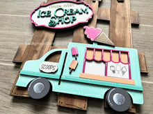 Load image into Gallery viewer, Ice CreamTruck Summer Interchangeable Fence File SVG, Glowforge, LuckyHeartDesignsCo
