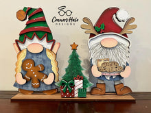 Load image into Gallery viewer, Christmas Standing Tall Gnome Interchangeable File SVG, Glowforge, LuckyHeartDesignsCo
