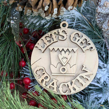 Load image into Gallery viewer, Nutcracker Christmas Ornament File SVG, Glowforge, LuckyHeartDesignsCo

