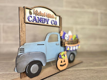 Load image into Gallery viewer, Halloween add on Interchangeable Farmhouse Truck File SVG, Glowforge Fall, LuckyHeartDesignsCO
