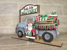 Load image into Gallery viewer, Santa add on Interchangeable Farmhouse Truck File SVG, Glowforge Christmas, LuckyHeartDesignsCo
