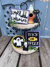 Load image into Gallery viewer, Halloween Quick and Easy Tiered Tray File SVG, Glowforge Tier Tray, LuckyHeartDesignsCO
