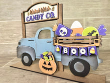 Load image into Gallery viewer, Halloween add on Interchangeable Farmhouse Truck File SVG, Glowforge Fall, LuckyHeartDesignsCO
