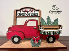 Load image into Gallery viewer, Christmas Tree add on Interchangeable Farmhouse Truck File SVG, Glowforge, LuckyHeartDesignsCo
