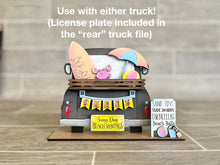 Load image into Gallery viewer, Ice Cream add on Interchangeable Farmhouse Truck File SVG, Glowforge Summer, LuckyHeartDesignsCo
