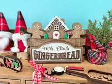 Load image into Gallery viewer, Gingerbread add on Interchangeable Farmhouse Truck File SVG, Glowforge Christmas, LuckyHeartDesignsCo
