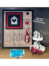Load image into Gallery viewer, Family Home Tiered Tray Wood Scoop File SVG, Part Of, Glowforge, LuckyHeartDesignsCo
