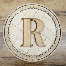 Load image into Gallery viewer, Pallet Rustic Round Backer Sign File SVG, Farmhouse Glowforge, LuckyHeartDesignsCo
