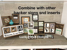 Load image into Gallery viewer, Bird Spring Interchangeable Leaning Sign File SVG, Tiered Tray Glowforge, LuckyHeartDesignsCo
