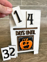 Load image into Gallery viewer, MINI Countdown Sandwich Board Interchangeable Leaning Sign File SVG, easel sign Tiered Tray Glowforge, LuckyHeartDesignsCo
