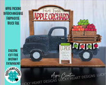 Load image into Gallery viewer, Apple Picking add on Interchangeable Farmhouse Truck File SVG, Glowforge, LuckyHeartDesignsCo
