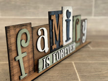 Load image into Gallery viewer, Whole Alphabet Standing Reversible Blocks File SVG, Tiered Tray, Letters, Scrabble, Home, Family, Glowforge, LuckyHeartDesignsCo
