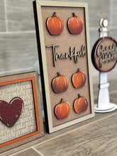 Load image into Gallery viewer, Thanksgiving Christmas Reversible File SVG, Tiered Tray, Pumpkin, Holidays, Autumn, Glowforge, LuckyHeartDesignsCo
