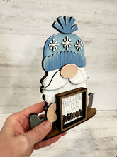 Load image into Gallery viewer, Gnome Couple Animal Hats Interchangeable MINI File SVG, Seasonal Leaning sign, Holiday, Tiered Tray Glowforge, LuckyHeartDesignsCo
